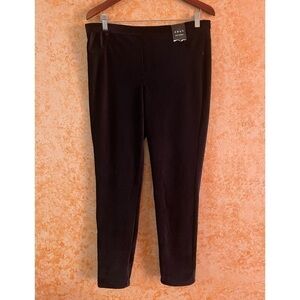 DASH Knit Black Corduroy Pull On Pants size PL